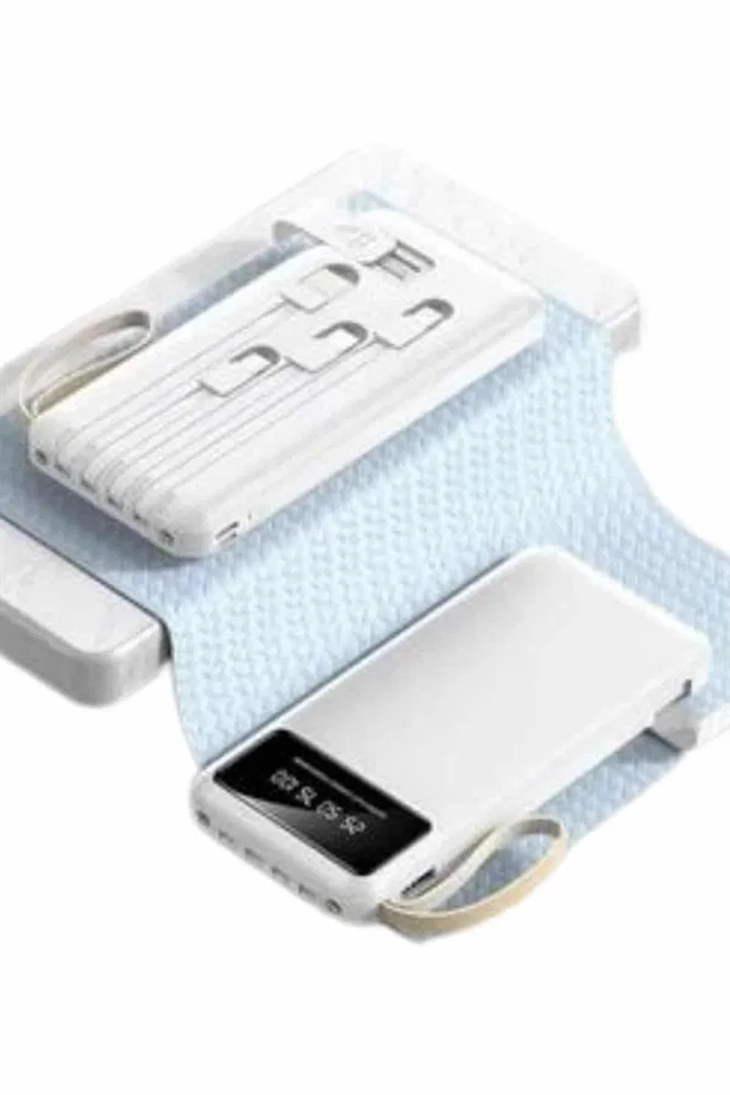 Powerbank Şarj Cihazı 4 Çıkışlı 20. 000 Mah Powerbank Taşınabilir Çoklu Giriş görsel 4