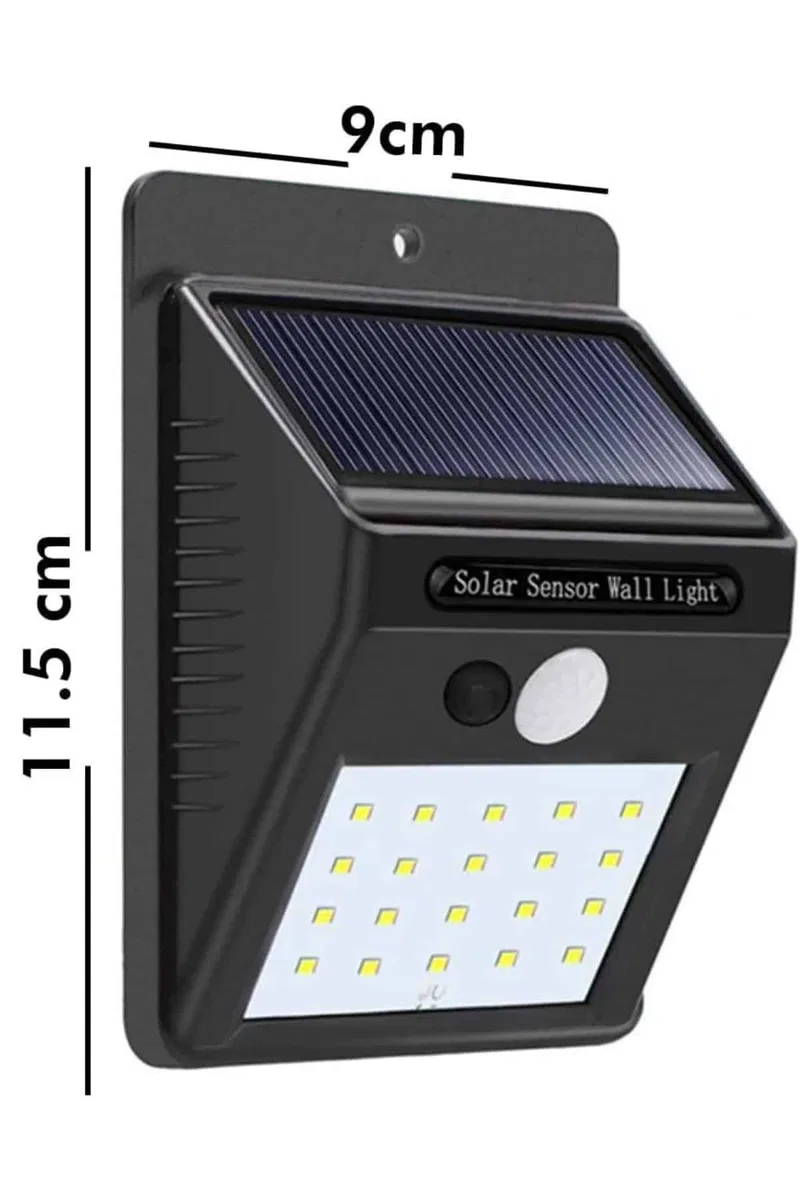 Bahçe Aydınlatması Güneş Enerjili Led Işık Lamba Sensörlü Dekoratif Yeni Nesil görsel 5