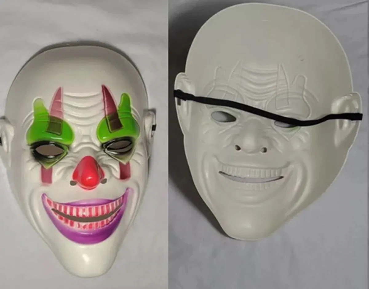 Delirten Gülüş Psikopat Palyaço Temalı Joker Maskesi görsel 5