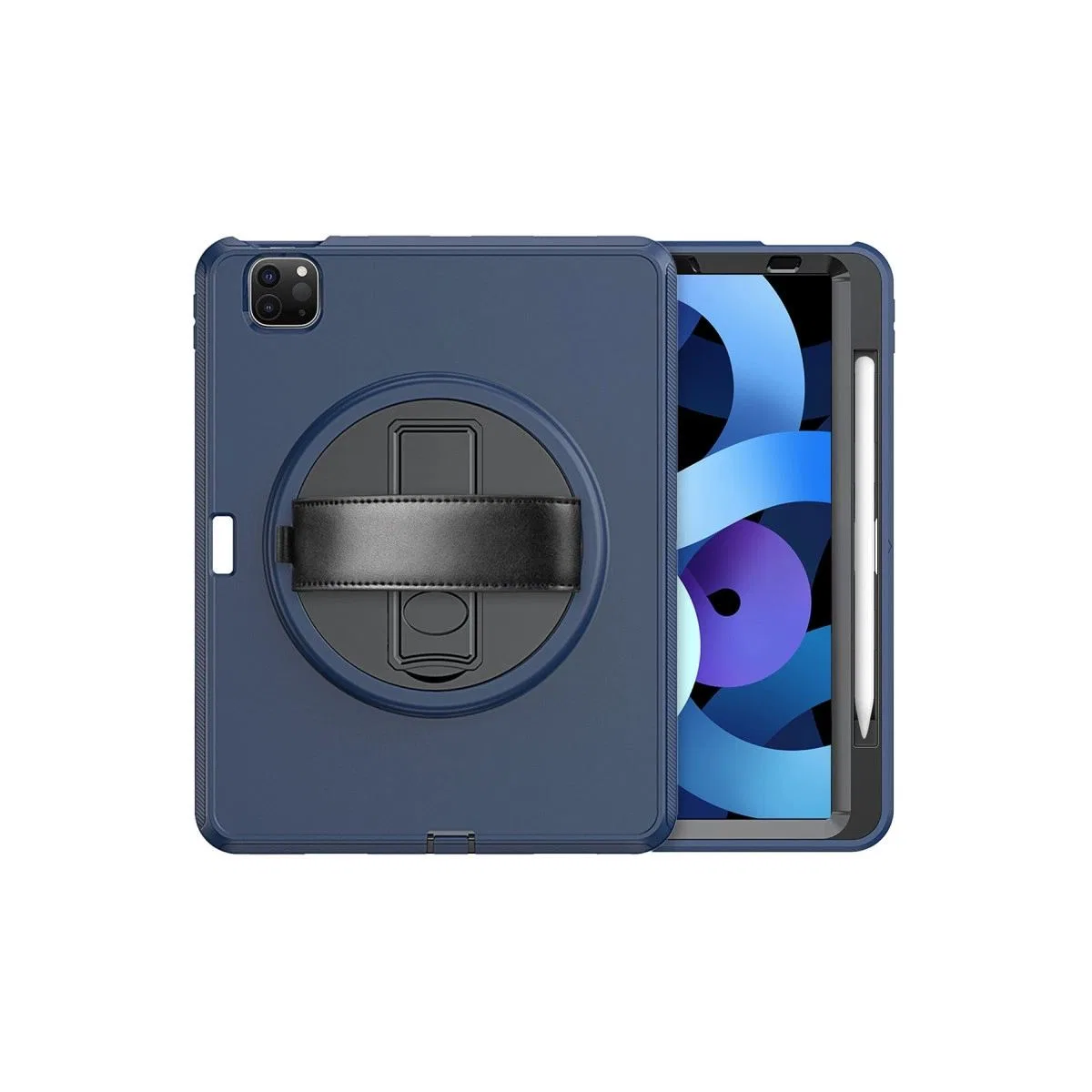 Apple İpad Pro 11 (2018) Kılıf Hand Strap Tablet Kılıfı - Lacivert görsel 3