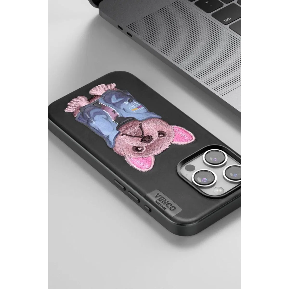 Venco Apple İphone 14 Pro Max Cute Desenli Kapak - Siyah görsel 5