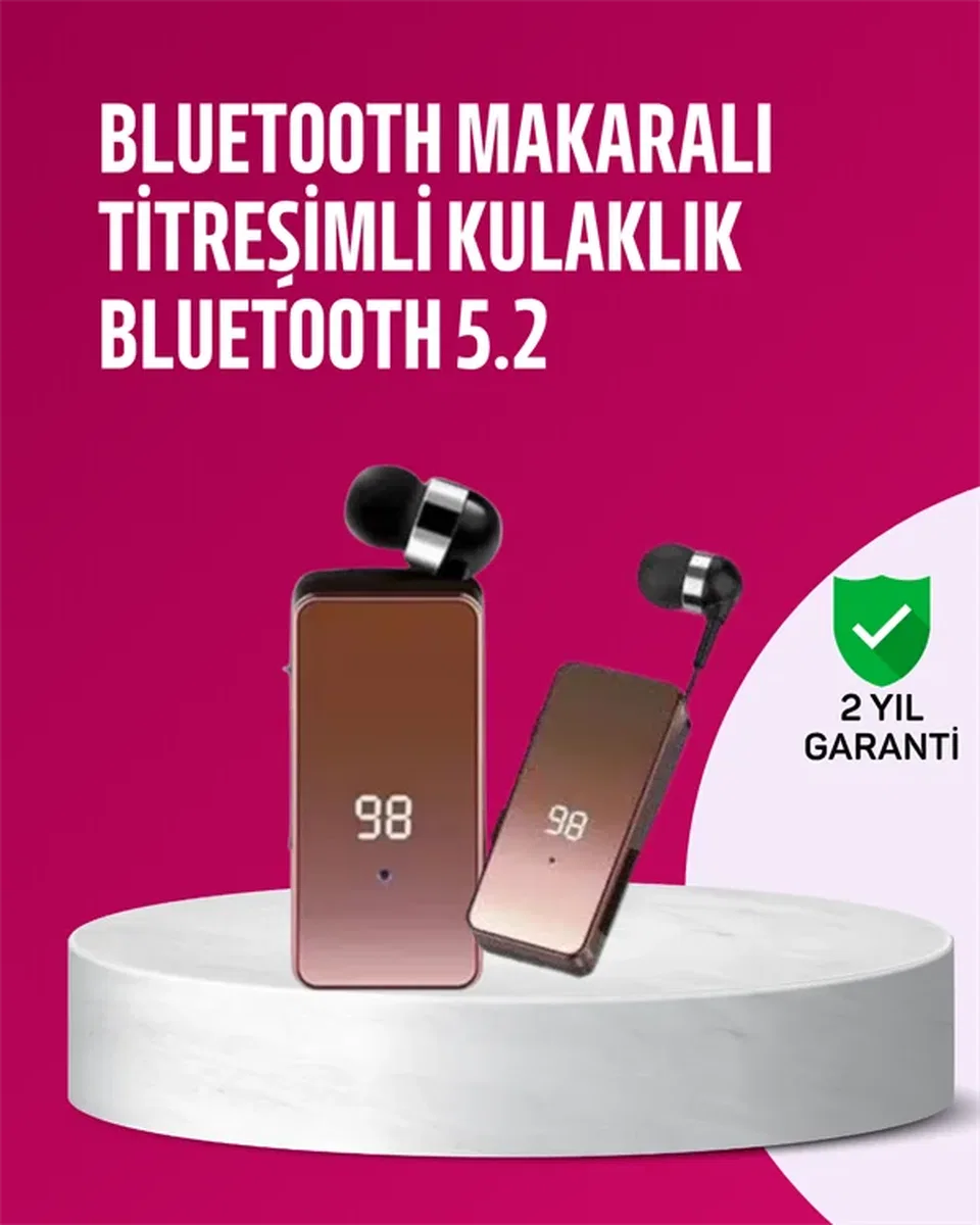 Yaka Klipsli Kablosuz Kulaklık – Eller Serbest Konforuyla Günlük Yaşama Uyum Sağlar