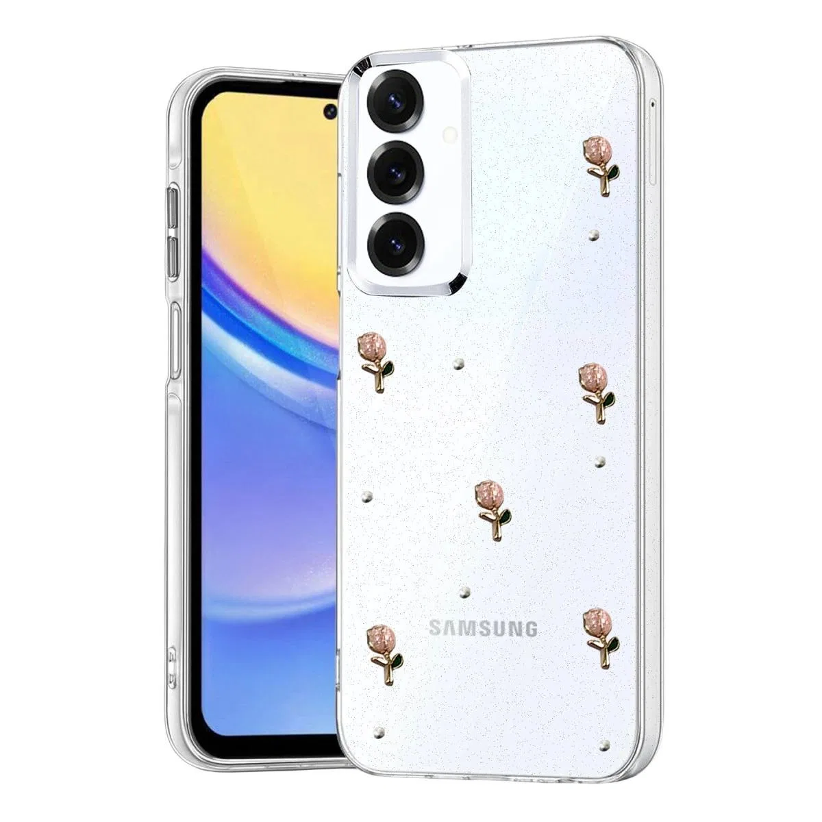 Samsung Galaxy S25 Fiyonk Desenli Kapak - Desen 6