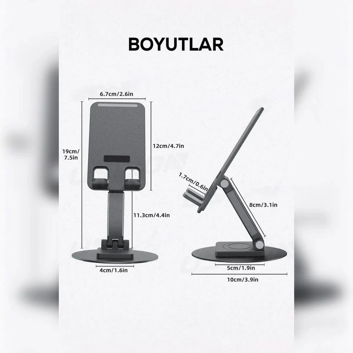 Kablo Geçirilebilir Telefon Tutucu görsel 4