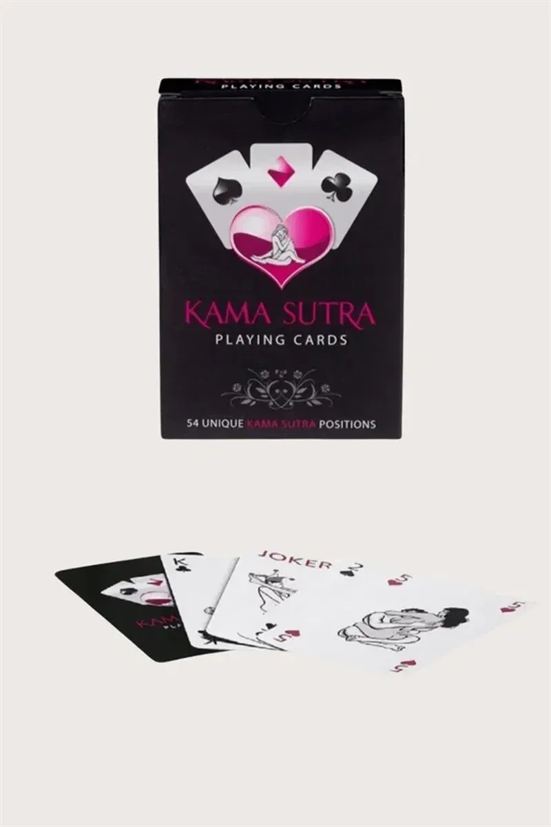 Görselli Oyun Kartı Kama Sutra Siyah Set görsel 2