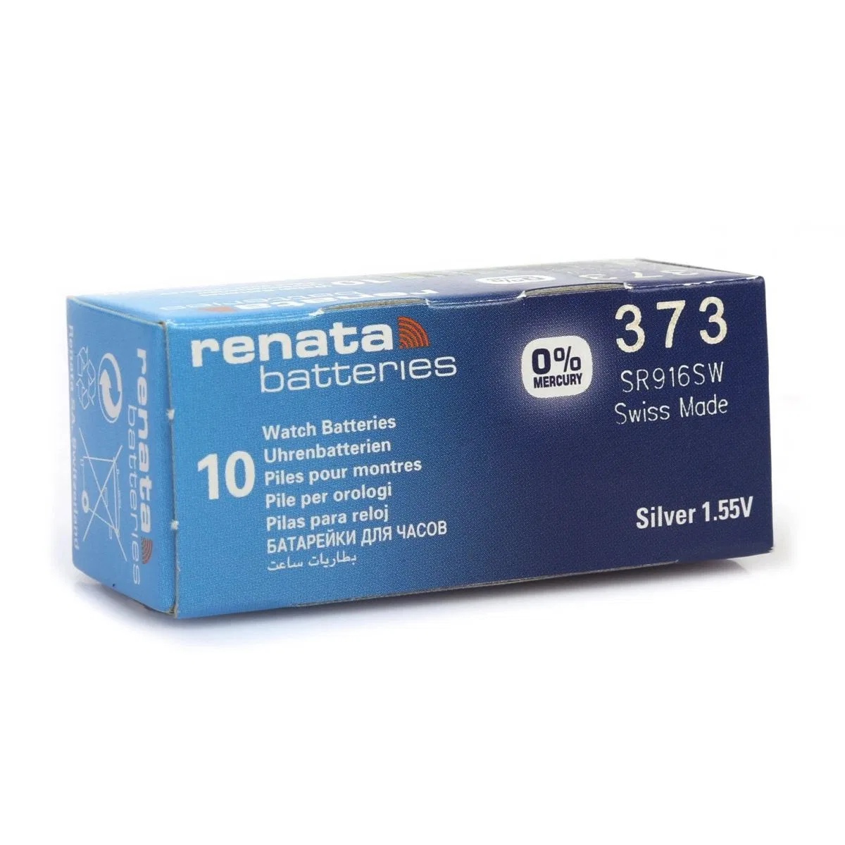 Renata 373 Sr-916sw 1. 55v Alkalin Saat Pili 10 Adet