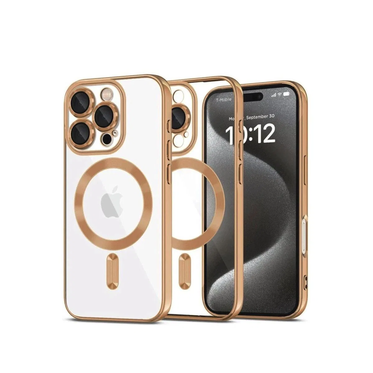 Apple İphone 16 Pro Kılıf Kross Magneticsafe Kapak - Çöl Titanyum