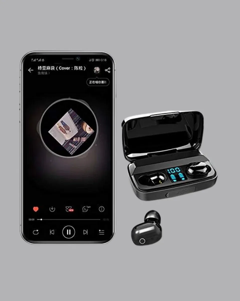 A10s TWS Bluetooth 5. 0 Kulaklık – Powerbank’li Şarj Kutusu, Dokunmatik Kontrol, Gerçek Stereo görsel 2