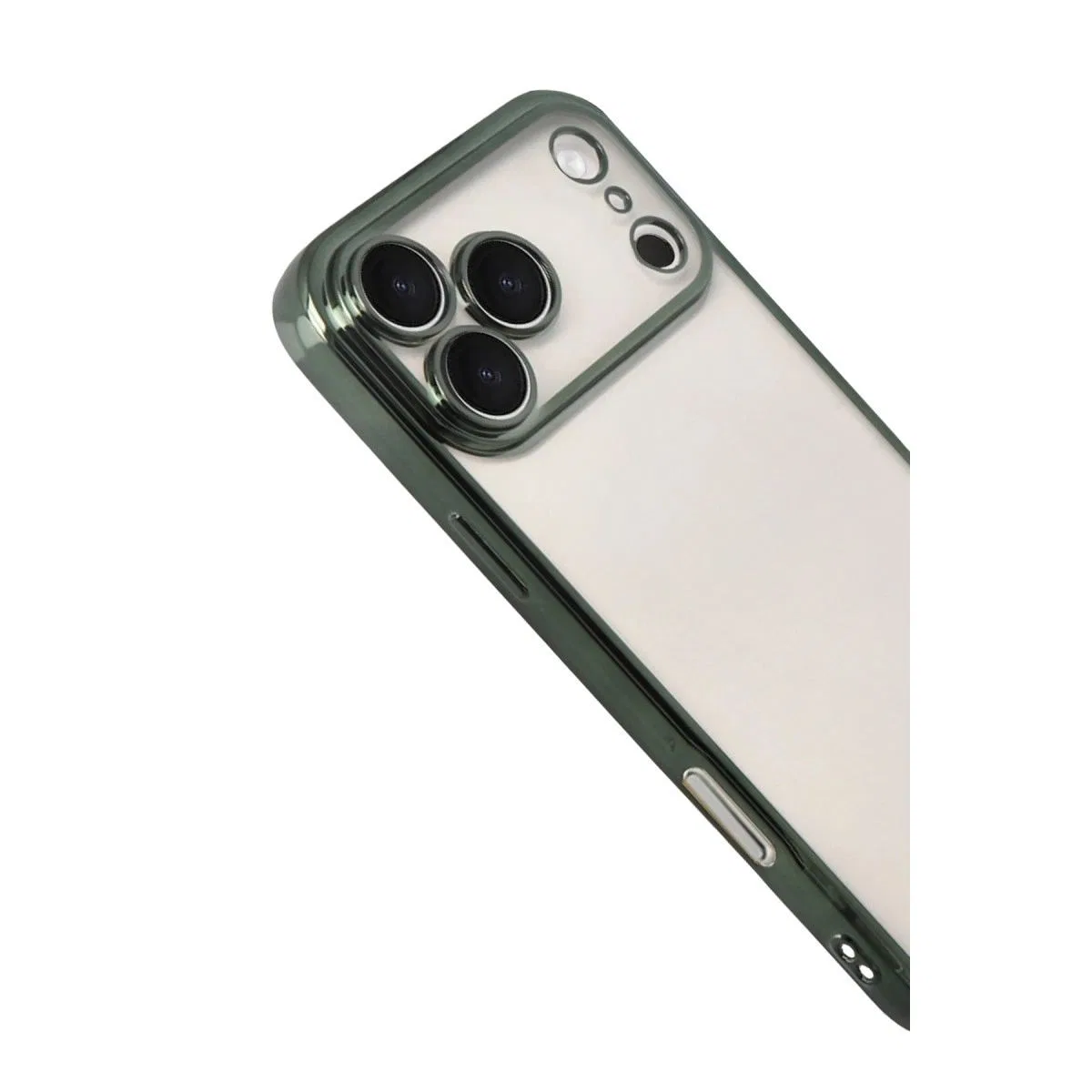 Apple İphone 17 Pro Max Razer Lensli Silikon - Yeşil görsel 3