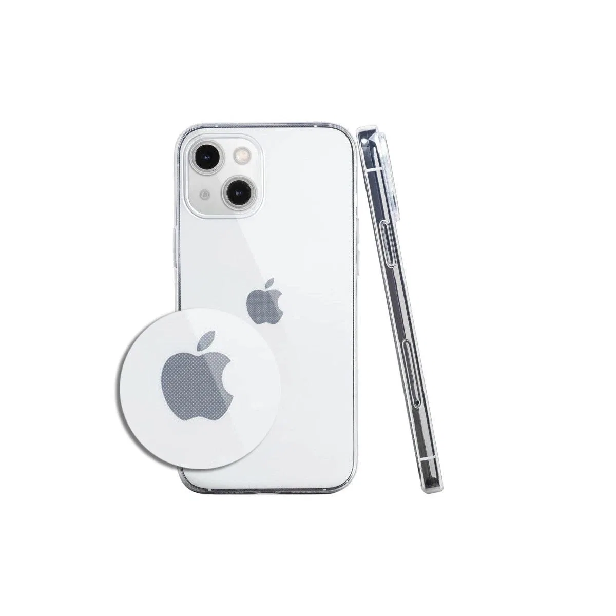 Apple İphone 15 Kılıf Lüx Şeffaf Silikon görsel 2