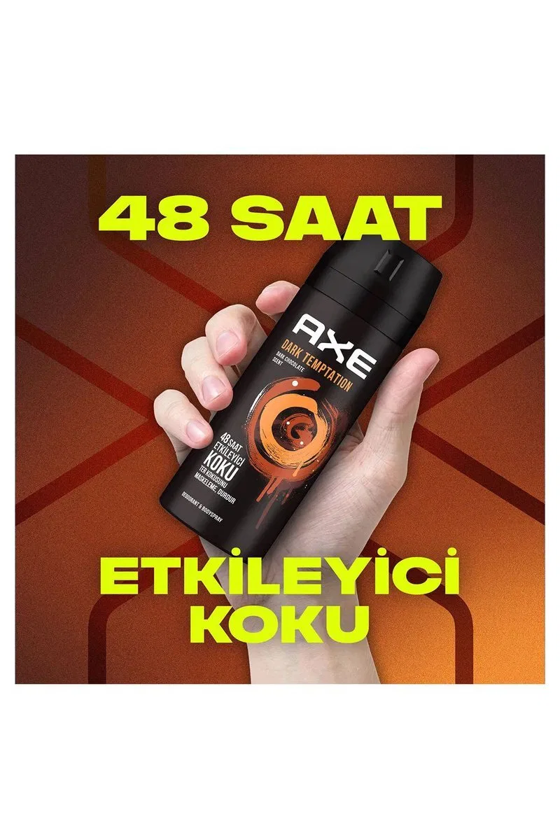 2 Adet Axe Dark Temptatıon Bay Parfüm Kofre 150 ml görsel 4