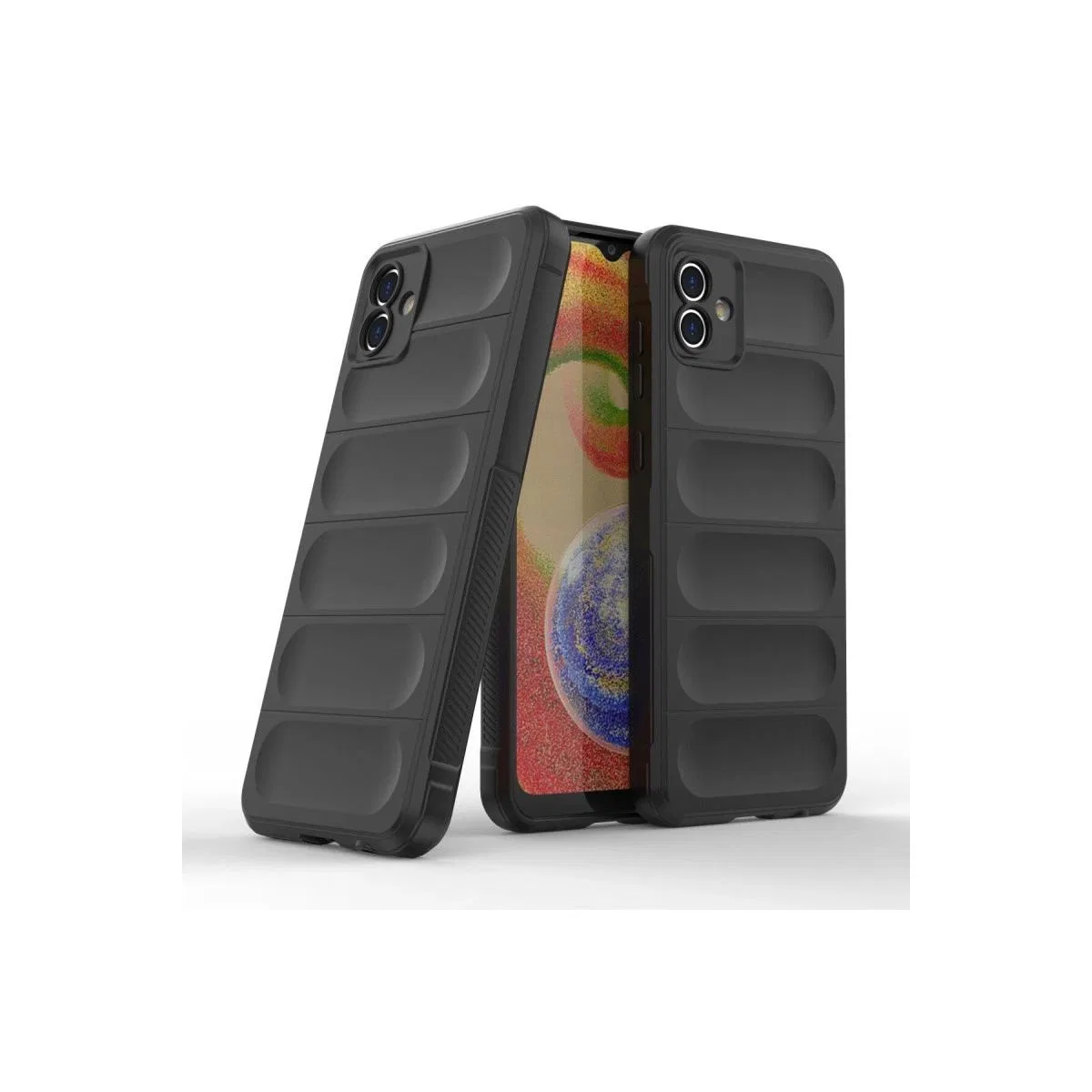 Samsung Galaxy A04 Kılıf Optimum Silikon - Siyah görsel 2