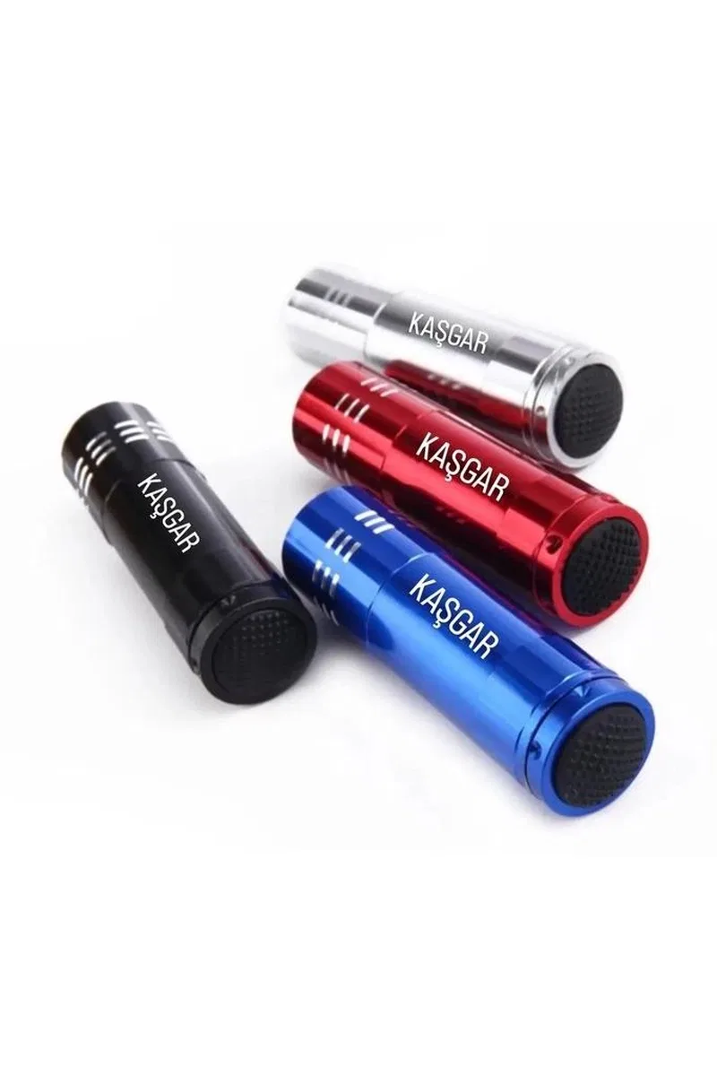 Süper Parlak 9 Ledli Metal Mini El Feneri görsel 8