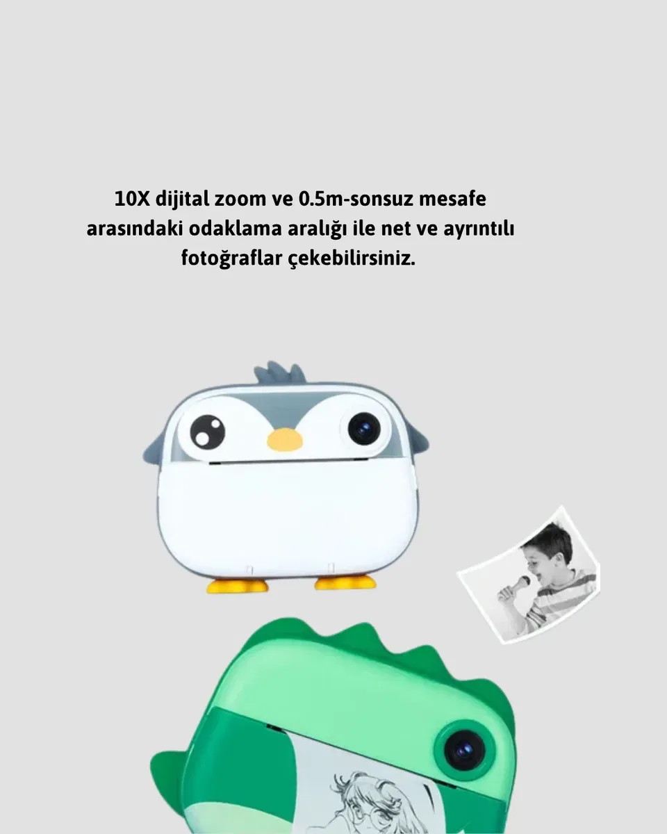 Anında Baskı ve Yüksek Çözünürlüklü Çift Lensli Fotoğraf Makinesi görsel 5