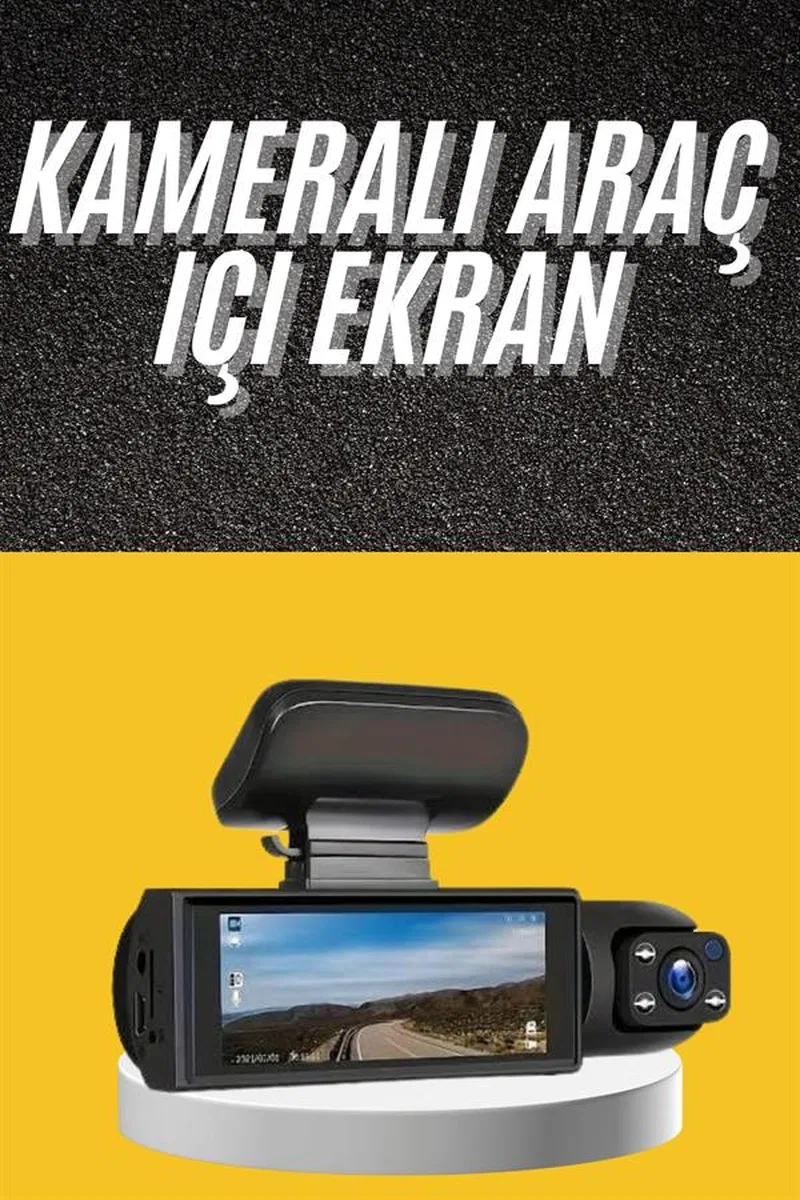 Sürüş Kamerası Video Kaydedici Hareket Algılama Gece Görüşlü görsel 2