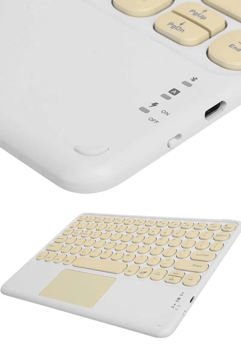Profesyonel Wifi Q Klavye Bluetooth Klavye Touchpad 10. 8 Inç görsel 2