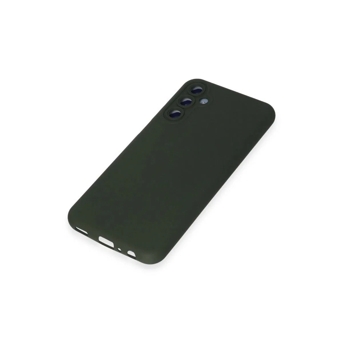 Samsung Galaxy M34 5g Kılıf Nano İçi Kadife Silikon - Koyu Yeşil görsel 4