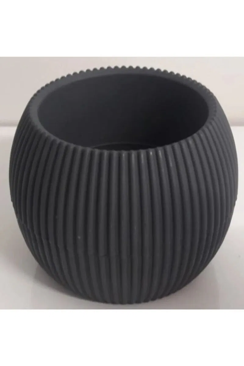 Mercan Saksı 2 Numara 0, 35 Litre Su Hazneli Dekoratif Kaktüs Sukulent Saksı 11, 8x9, 2 cm görsel 2