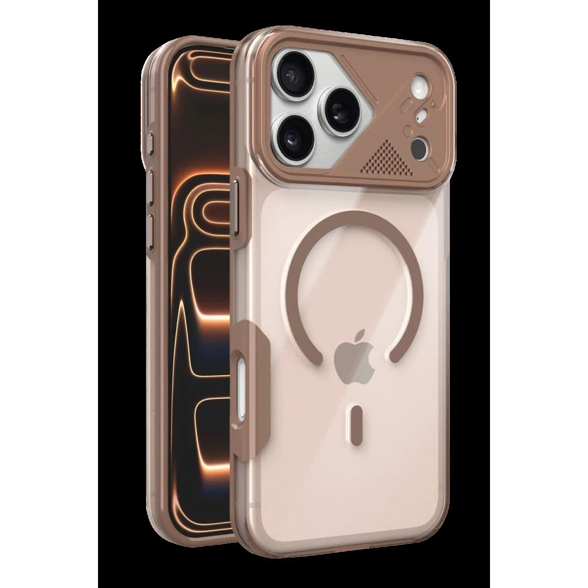 Joko Apple İphone 17 Pro Max Zinko Magsafe Kapak - Çöl Titanyum