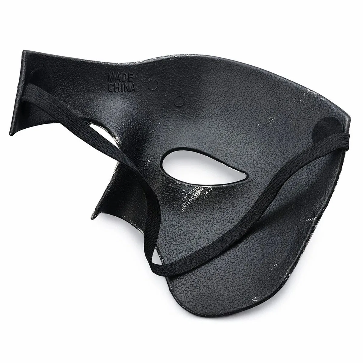 Antik Eskitme Gümüş Erkek Yarım Maske - Phantom Parti Balo Maskesi görsel 3