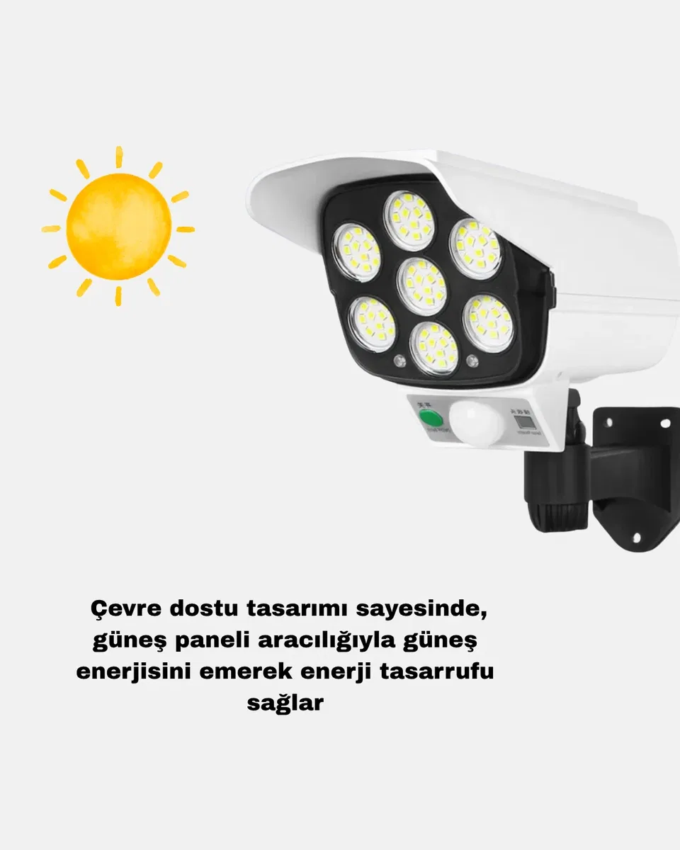 Solar Bahçe Aydınlatması Su Geçirmez IP66 PIR Sensörlü Uzun Çalışma Süreli görsel 2