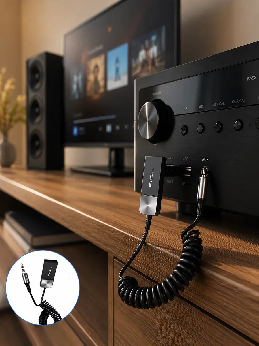 AUX Girişli Cihazlar İçin Kablosuz Bluetooth Adaptörü görsel 4