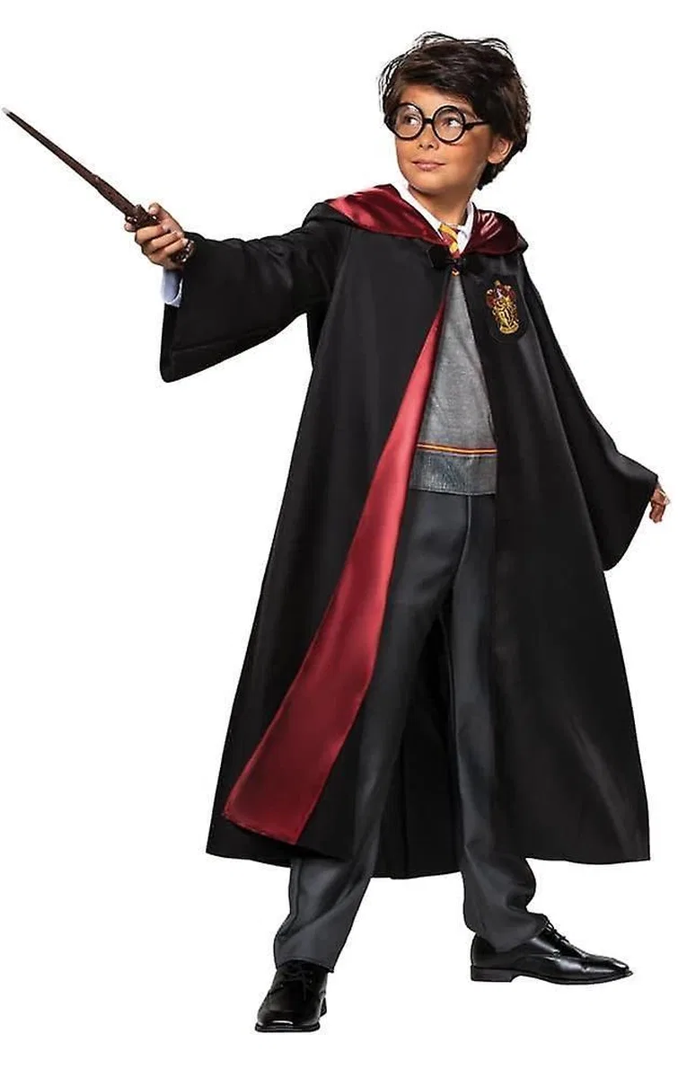 Harry Potter Gryffindor Cübbe Çocuk Boy - Harry Potter Kostümü 7-8 Yaş görsel 3