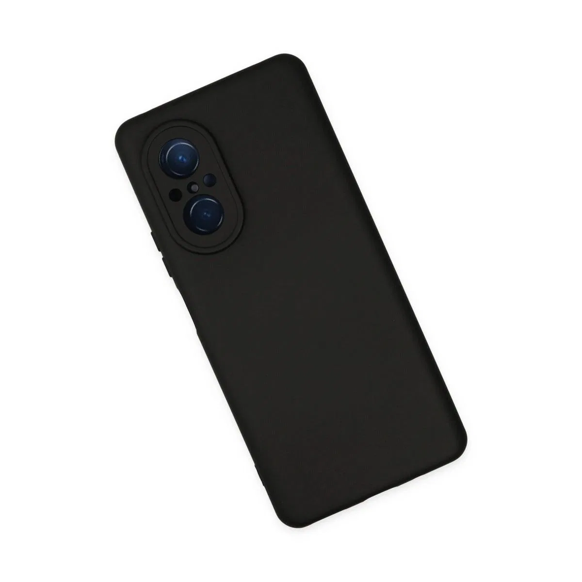 Huawei Nova 9 Se Kılıf Nano İçi Kadife Silikon - Siyah görsel 3