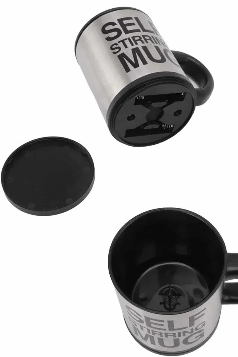 Sıcak Tutan Termos Bardak Kendi Kendini Karıştıran Mikser Kupa görsel 4