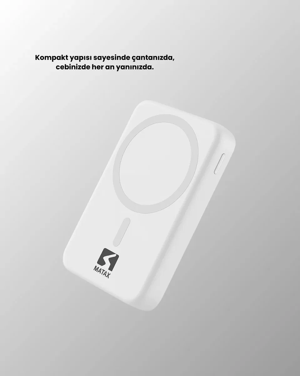 MagSafe Uyumlu 10000 mAh Powerbank görsel 4