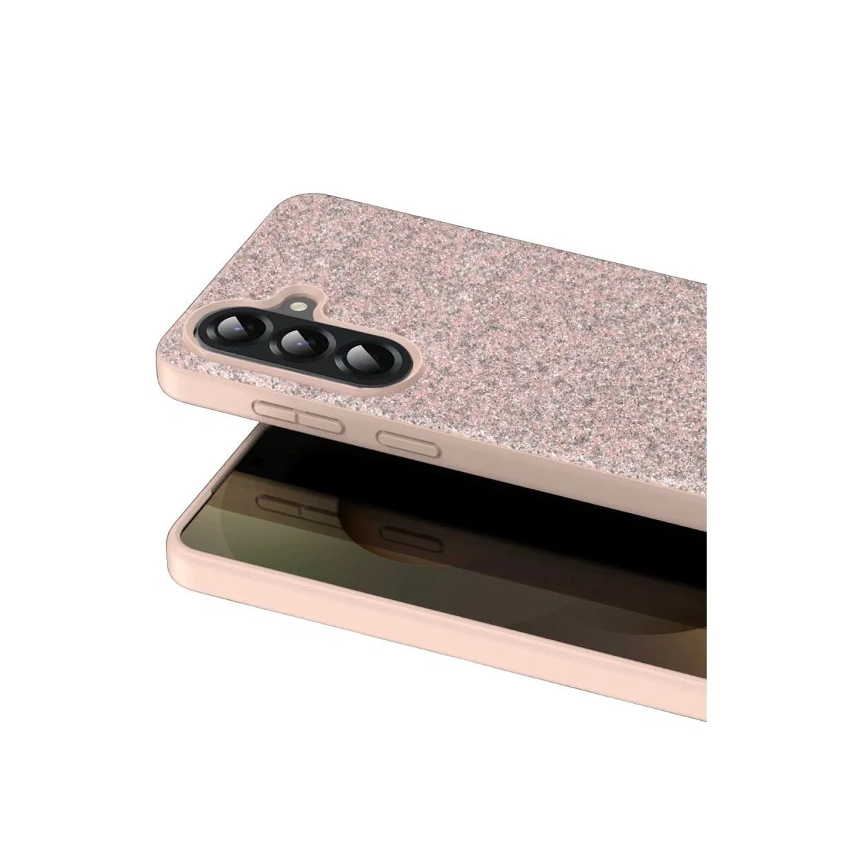 Onegif Samsung Galaxy A17 5g Bright Simli Kapak - Pembe görsel 2