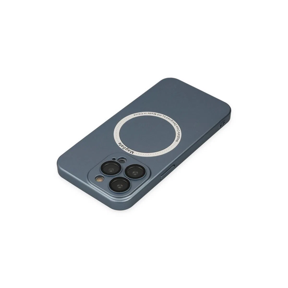 Apple İphone 13 Pro Kılıf Jack Magneticsafe Lens Silikon - Sierra Blue görsel 5