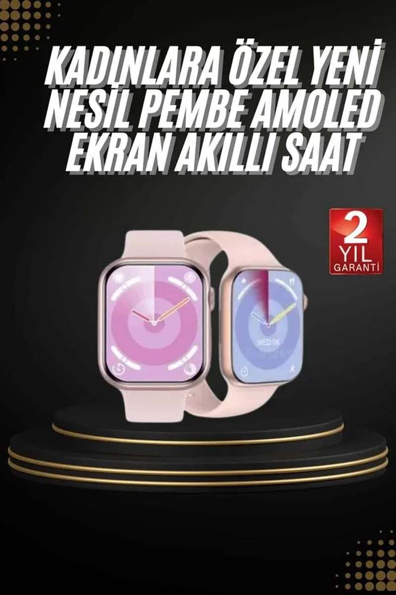 Akıllı Saat Bluetooth Bağlantılı Bluetooth Arama ve Sosyal Medya Bildirim Destekli görsel 2