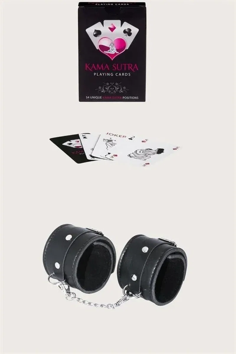 Görselli Oyun Kartı Kama Sutra Siyah Set görsel 3
