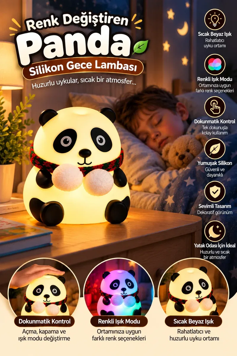 RENK DEĞİŞTİREN PANDA görsel 5