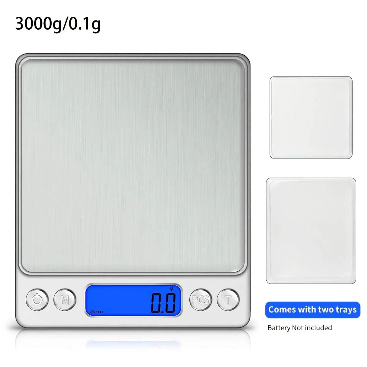 Pratik Dijital Hassas Mutfak Terazisi Hassas Tartı 2000 Gr. /0. 1 Gr. Hassasiyet görsel 8