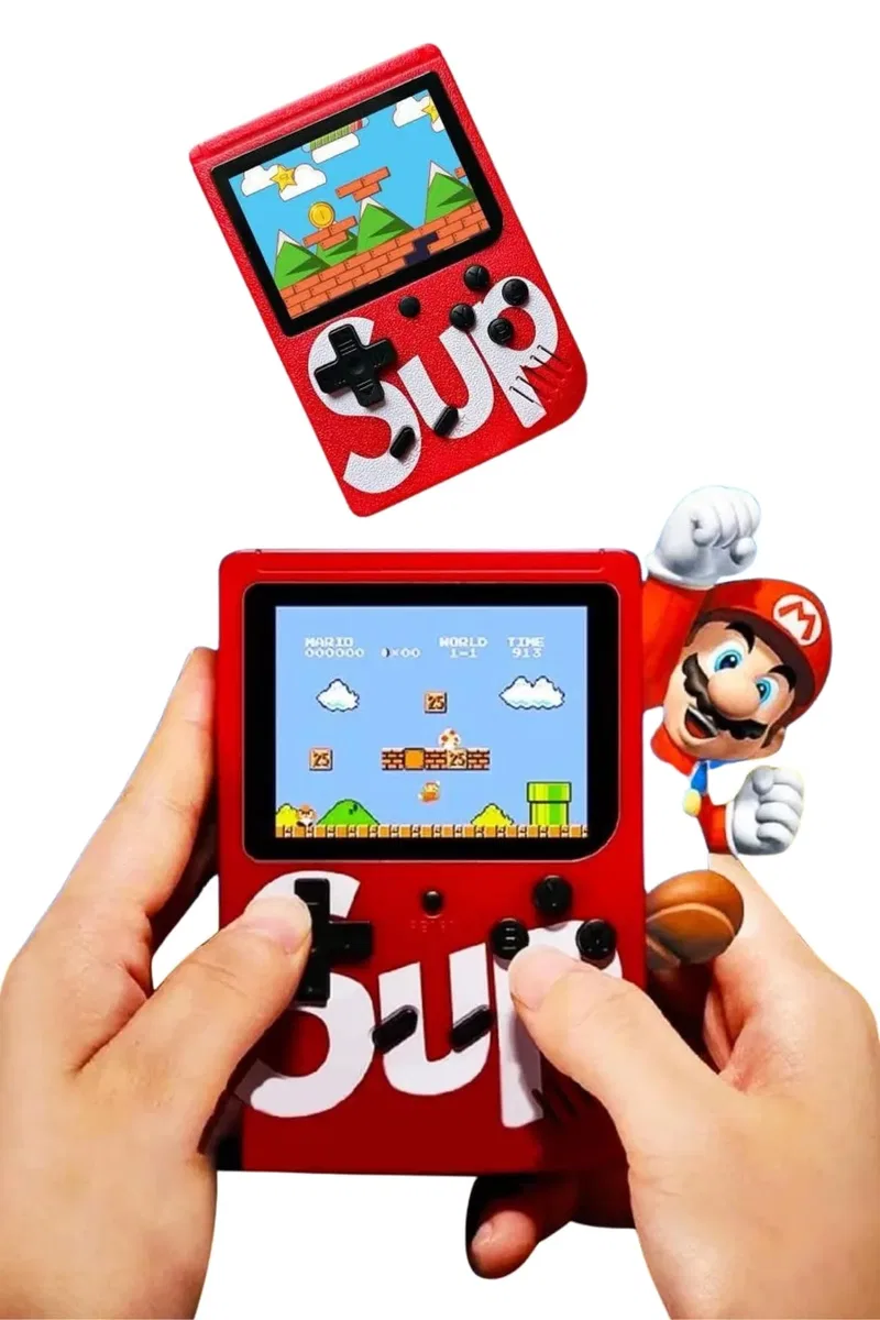 Sup Atari Retro 400 Nostalji Oyunlu Mini Atari Taşınabilir Oyun Konsolu görsel 4