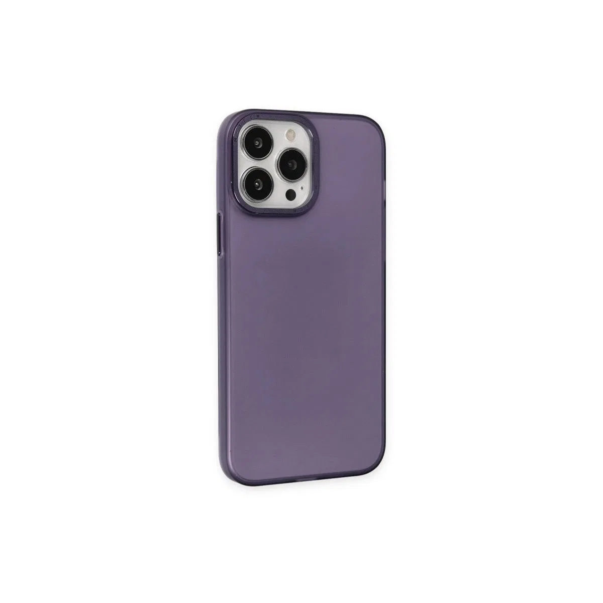 Apple İphone 14 Pro Kılıf Modos Metal Kapak - Derin Mor görsel 3