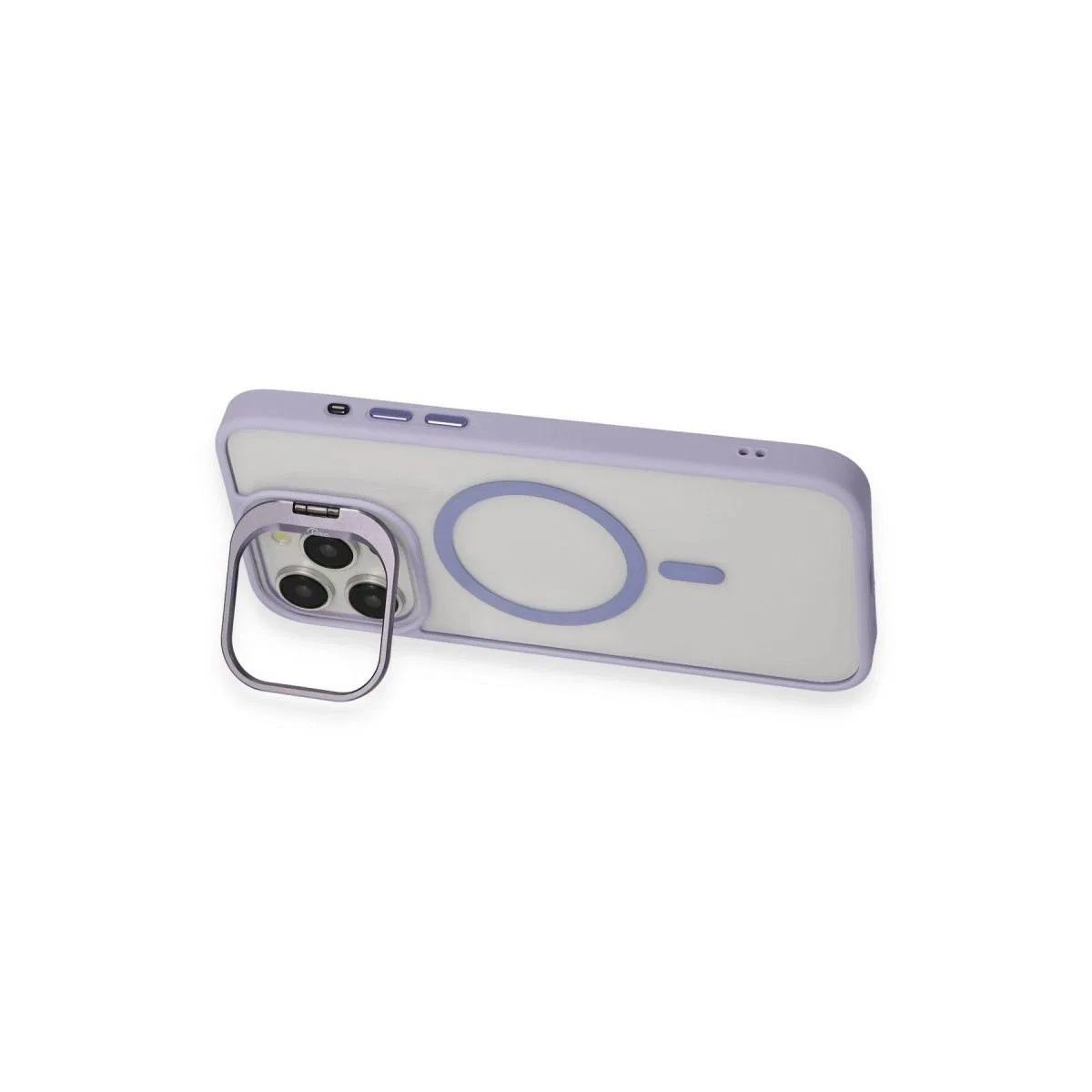Joko Apple İphone 14 Pro Kılıf Roblox Lens Magsafe Standlı Kapak - Derin Mor görsel 5
