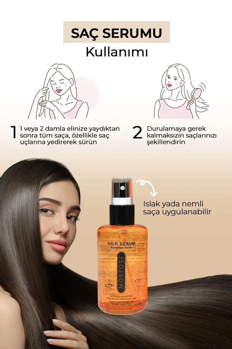 Argan Saç Serumu 75 ML - Boyalı ve Röfleli Saçlar - mrfs görsel 3