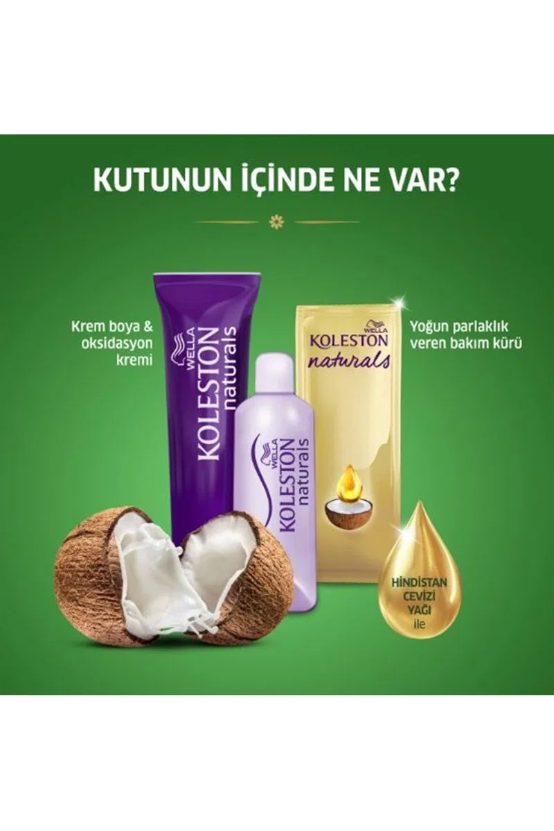 Naturals Saç Boyası Kahve 4/0 görsel 4