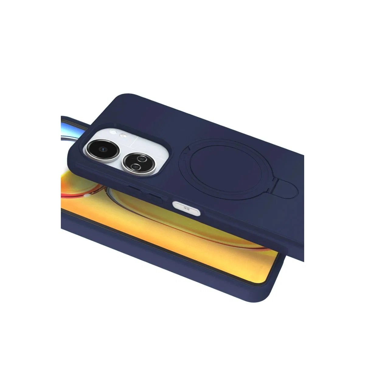 Xiaomi Redmi 13c Regal Magsafe Standlı Kapak - Lacivert görsel 3