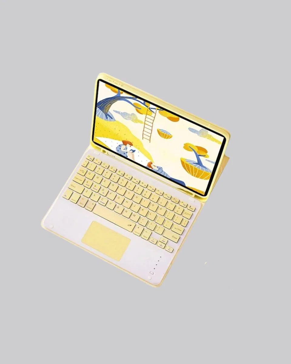 Bluetooth Kablosuz Klavye – İnce Slim Model, Tablet Ve Akıllı Tv Uyumlu, Sessiz Tuşlu Taşınabilir Klavye görsel 5