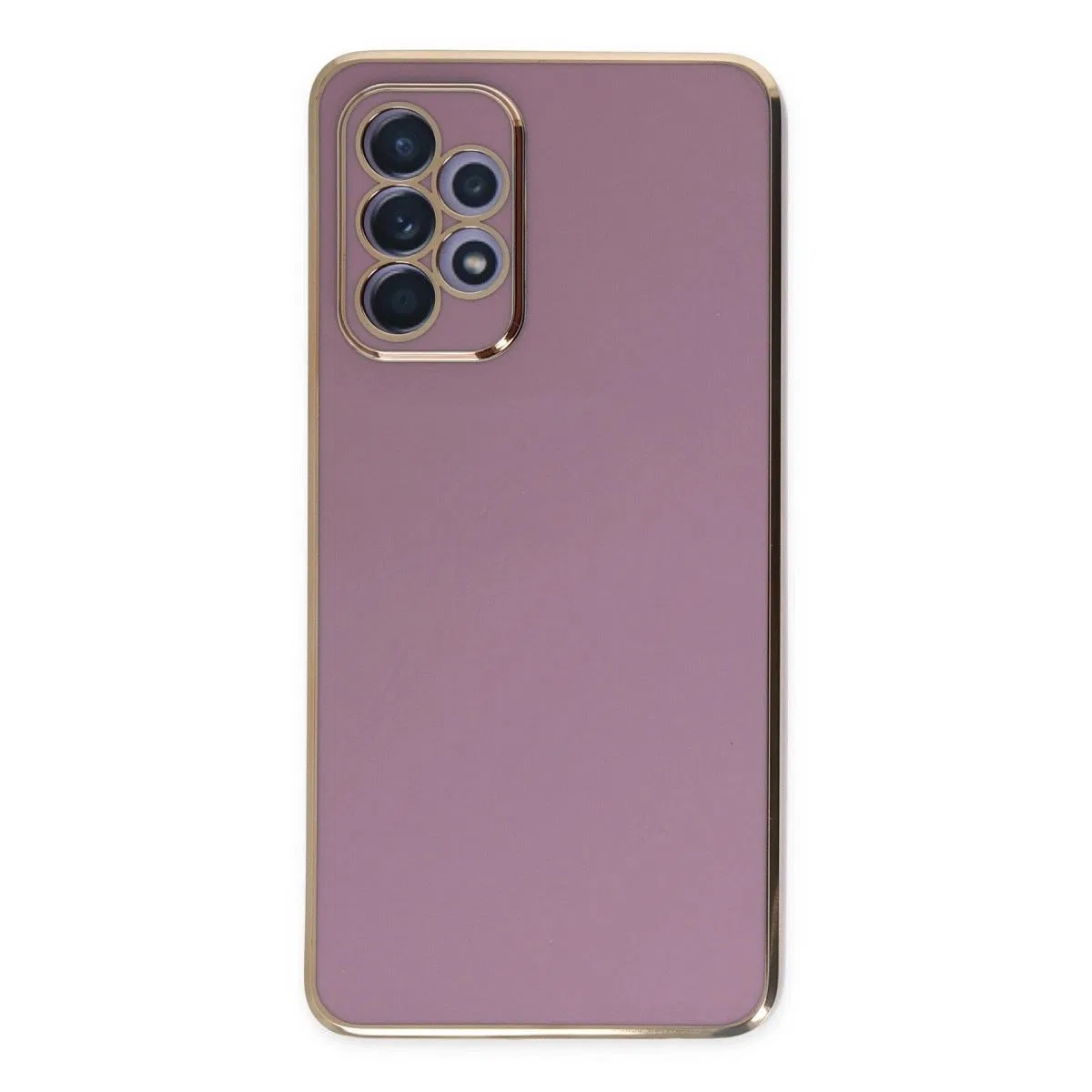 Samsung Galaxy A52 Kılıf Volet Silikon - Mor