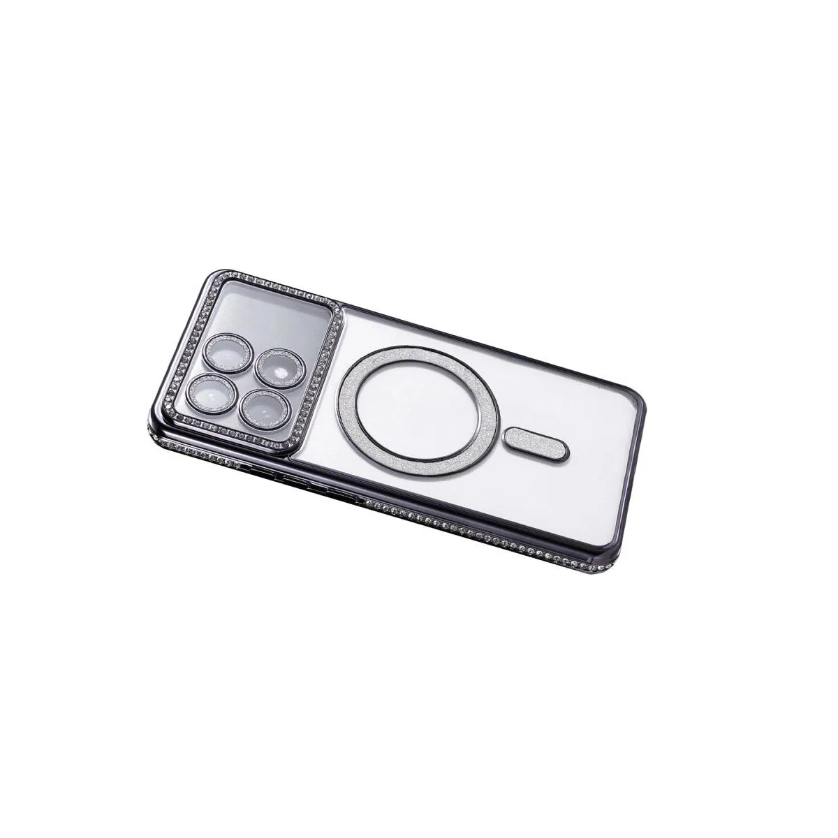 Xiaomi Poco X6 Pro Joke Simli Magneticsafe Kılıf - Siyah görsel 4