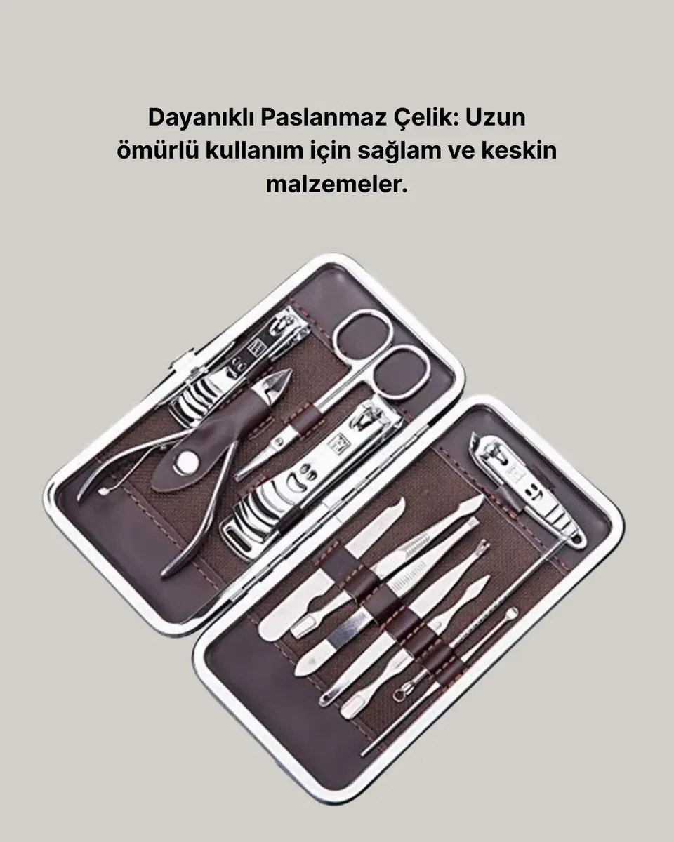 Taşınabilir Çok Fonksiyonlu Kişisel Bakım Seti El ve Ayak İçin görsel 5