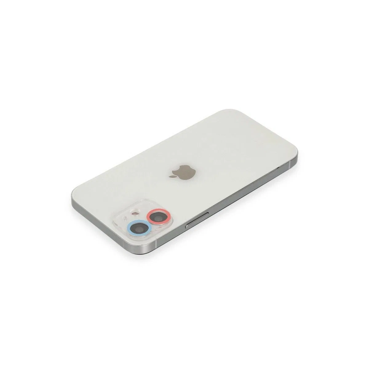 Apple İphone 11 Renkli Kamera Lens Koruma Cam - Pembe-mavi görsel 2