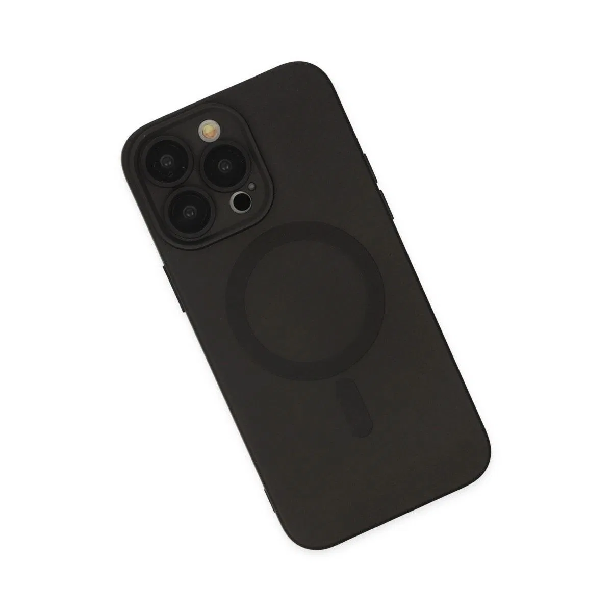 Apple İphone 13 Pro Kılıf Moshi Lens Magneticsafe Silikon - Siyah görsel 3