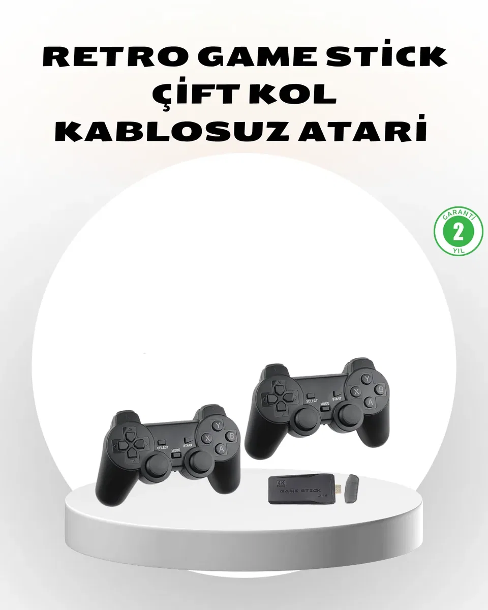 Kablosuz Taşınabilir Oyun Konsolu 2. 4G TV Bağlantılı Kompakt Tasarım