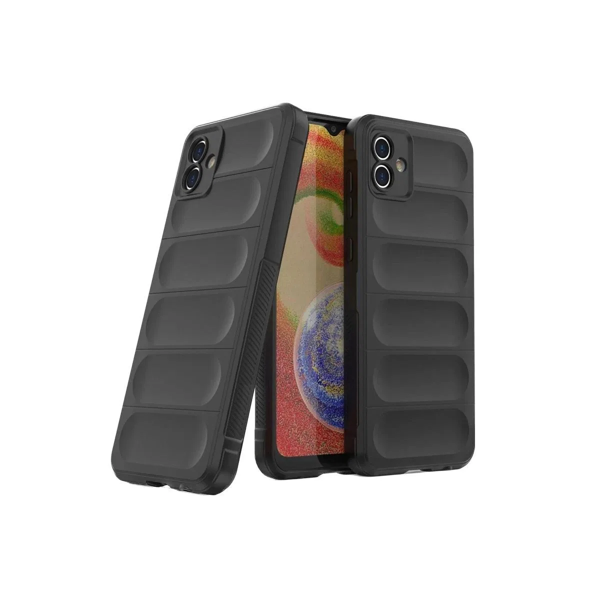 Samsung Galaxy A05 Kılıf Optimum Silikon - Siyah görsel 3